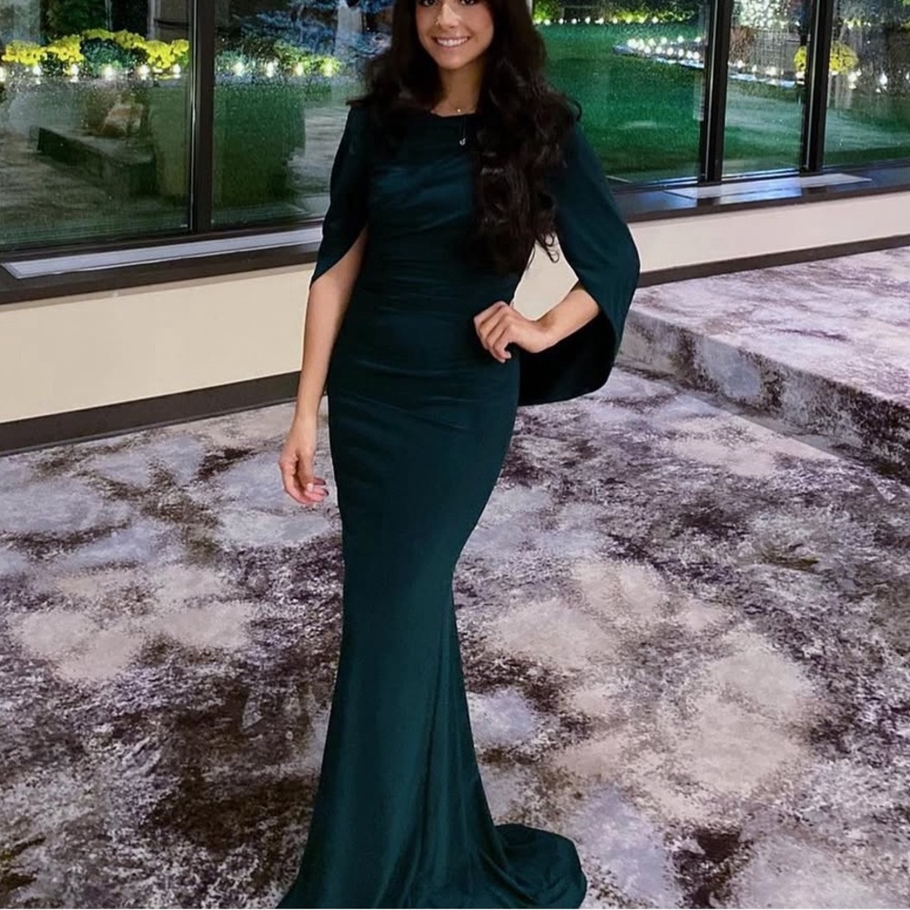 Emerald Green Evening Gown